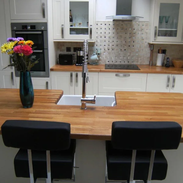 Painted kitchen cabinets in Leicestershire